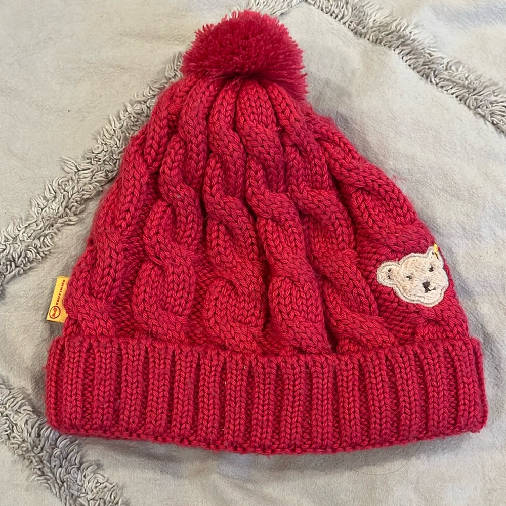 Pink Steiff hat